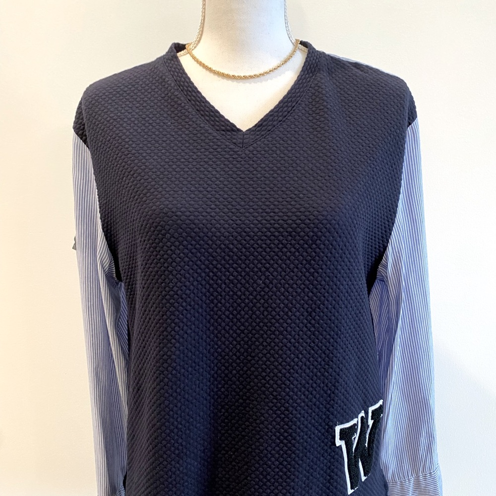 Zara Women Sweater Vest Prep Top Size Large New With Tags